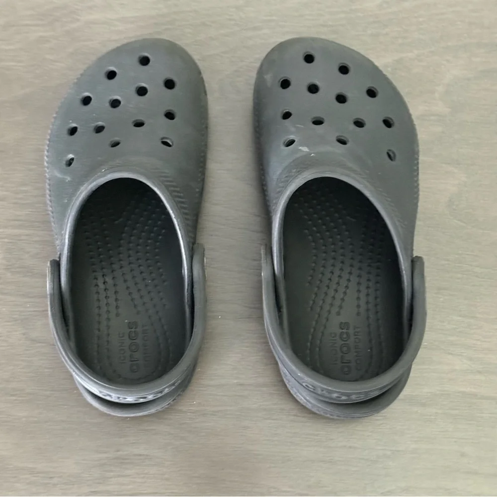 Kids Black Clogs